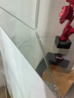 Specchiera Specchio molato con incisioni di Artigianale a prezzi scontati