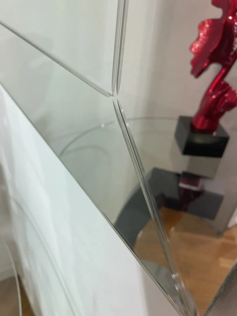 Specchiera Specchio molato con incisioni di Artigianale a prezzi scontati