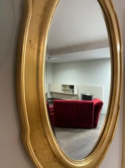 Specchio classica Specchio oro di Artigianale a prezzo Outlet
