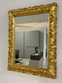 Specchio classica Specchio foglia oro di Abitare interior a prezzo scontato