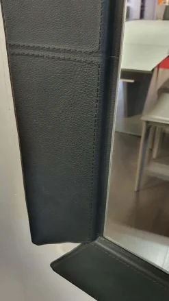 Specchio design Bigxy cuoio di Ozzio scontato -72%