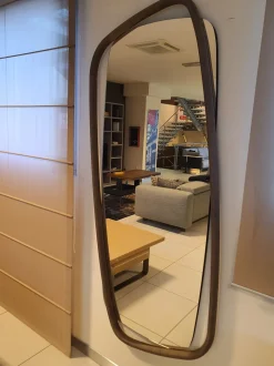 Specchio design Golden wood di Ozzio a prezzo scontato