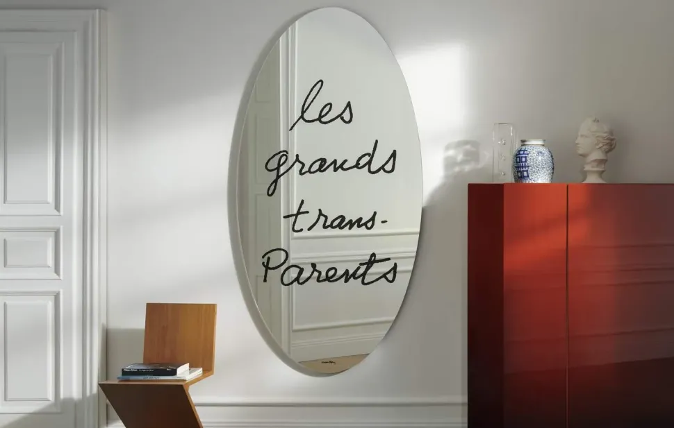 Specchio design Les grands trans parents di Cassina scontato -0%