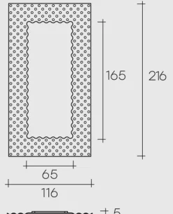Specchio design Specchio fiam pop  di Fiam scontato -25%