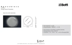 Specchio design Specchio lotus boffi di Boffi a prezzo Outlet