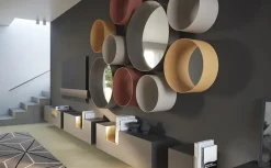 Specchio Dot laccato opaco di Minotti italia in stile design SCONTATO affrettati