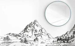 Specchio Fullmoon di Minotti italia in stile design SCONTATO