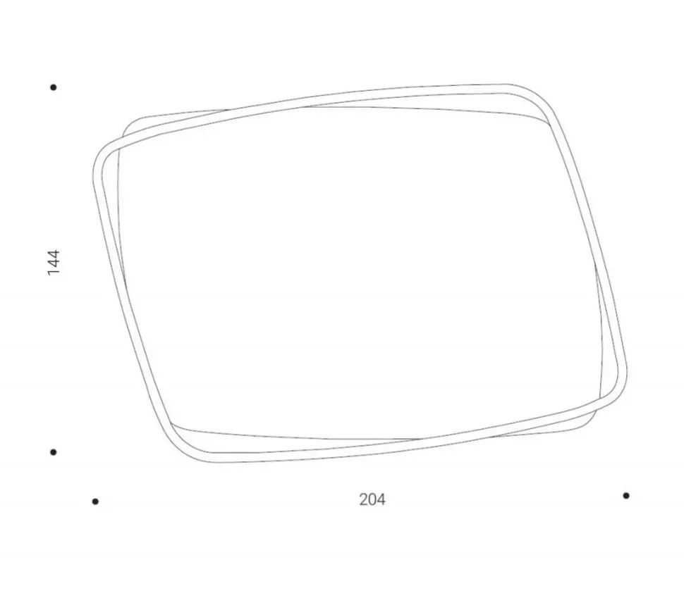 Specchio Golden big di Ozzio in stile design SCONTATO affrettati
