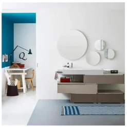 Specchio in stile design Light tonde OFFERTA OUTLET