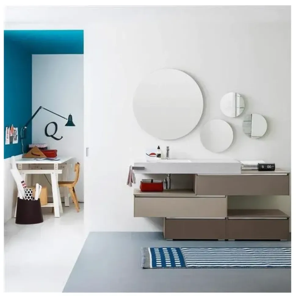 Specchio in stile design Light tonde OFFERTA OUTLET