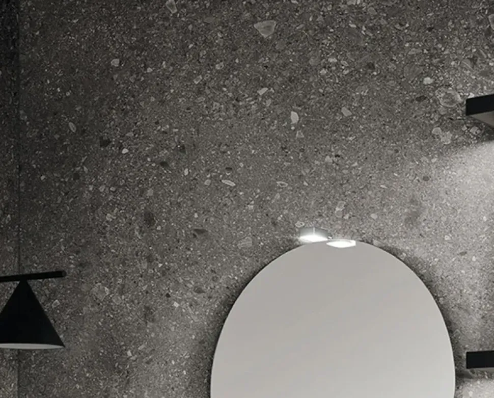 Specchio in stile design Light tonde OFFERTA OUTLET