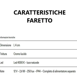 Specchio in stile design Light tonde OFFERTA OUTLET