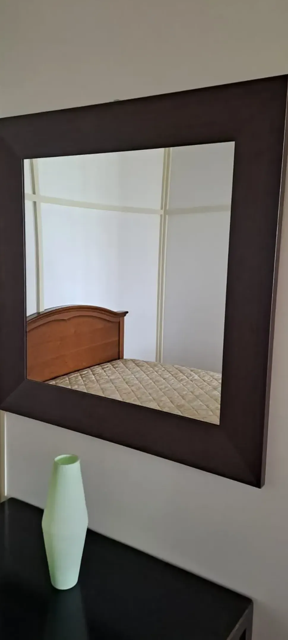 Specchio in stile moderna Mirror wood OFFERTA OUTLET