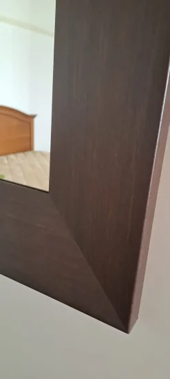 Specchio in stile moderna Mirror wood OFFERTA OUTLET