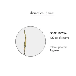 Specchio Lesion circle di Artigianale a prezzi ribassati