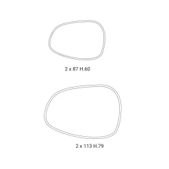 Specchio Miami di Easyline in stile design SCONTATO