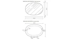 Specchio modello Lumiere di Riflessi a prezzi convenienti