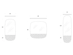 Specchio modello Marguerite di Tonin casa a prezzi convenienti