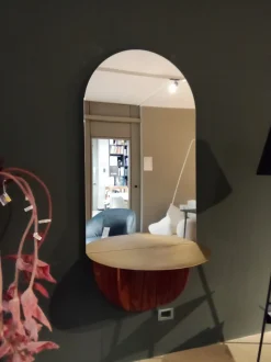 Specchio moderno Brame ovale di Mogg a prezzo Outlet