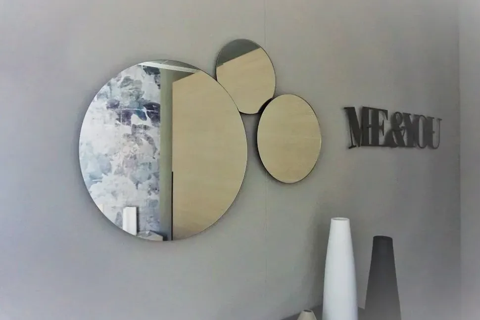 Specchio moderno Kit 3 bolle di Tomasella in Offerta Outlet