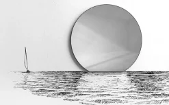 Specchio Sunset di Minotti italia in stile design SCONTATO