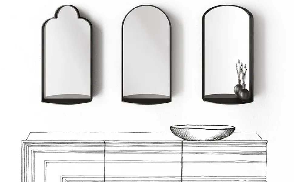 Specchio Windows di Minotti italia in stile design SCONTATO