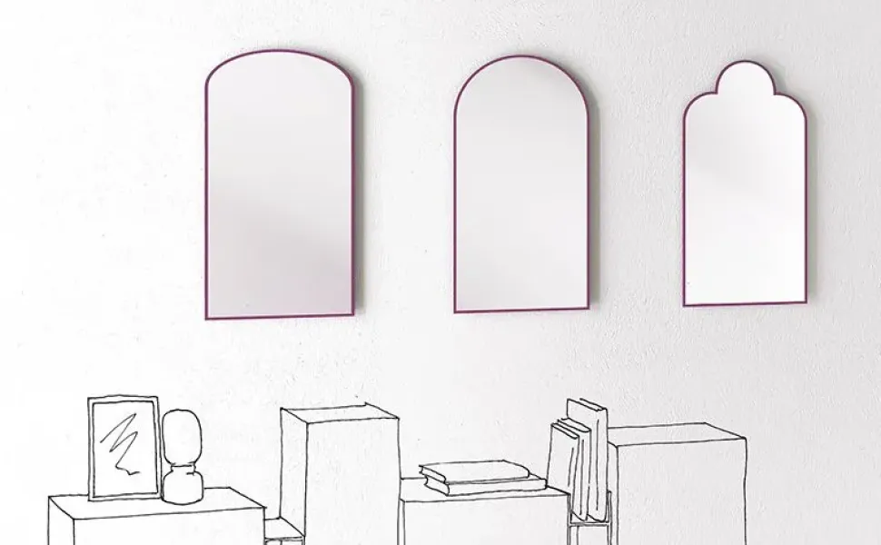 Specchio Windows di Minotti italia in stile design SCONTATO