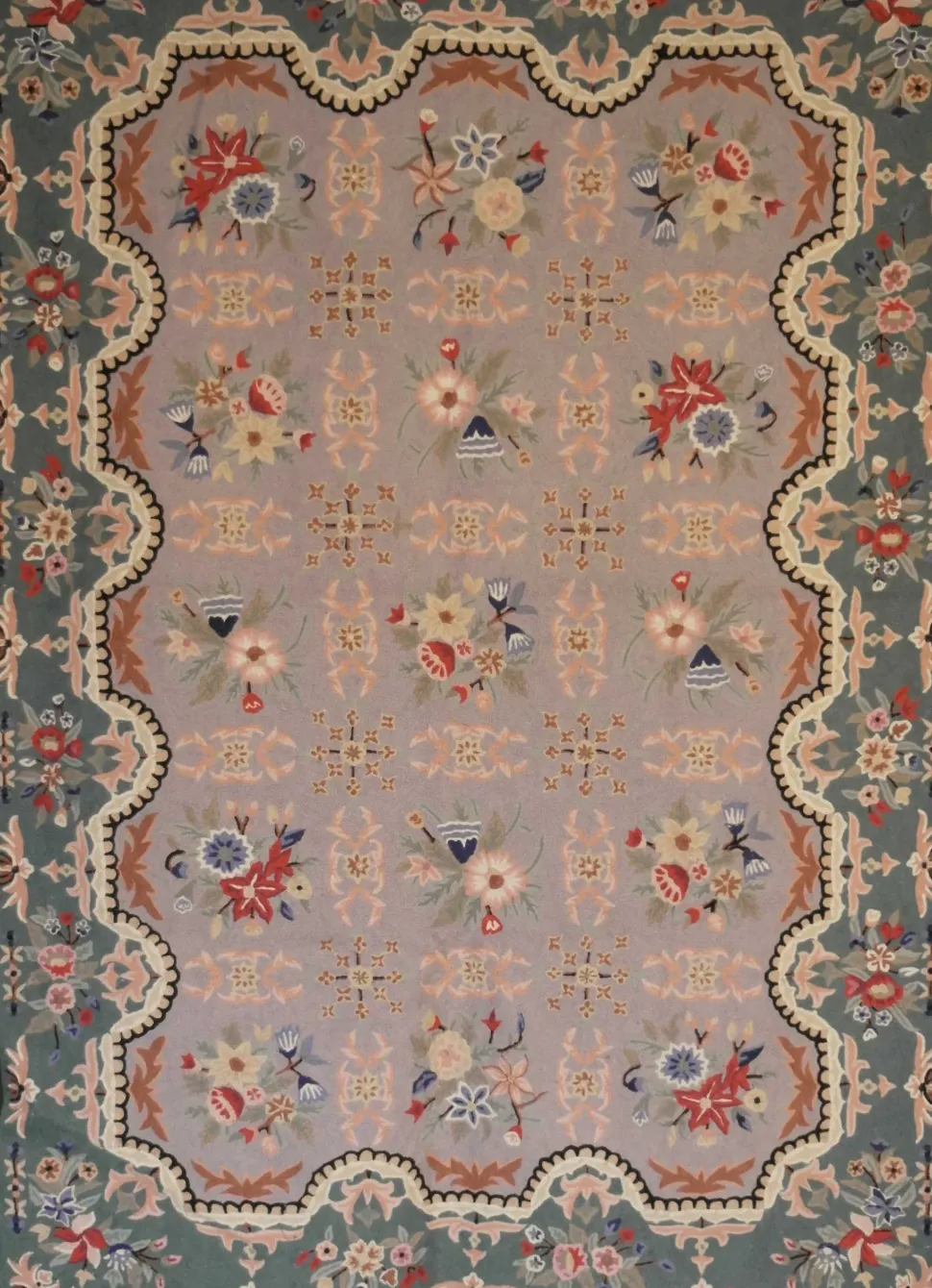 Tappeto classico rettangolare in lana Chainstich cm.140x200 di Sitap in Offerta Outlet