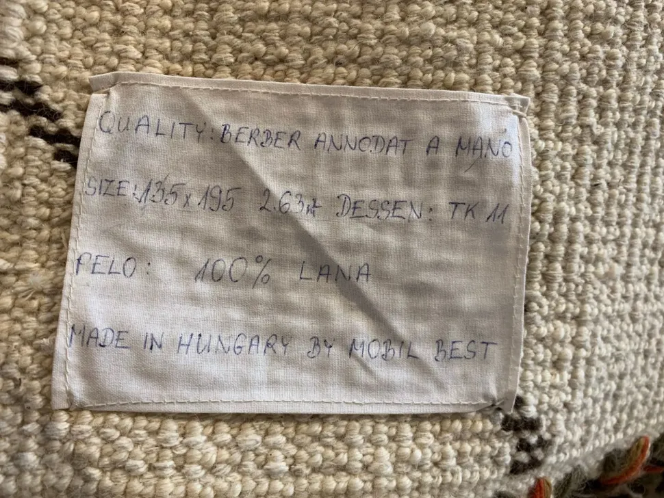 Tappeto in stile classico Ungherese Artigianale in Offerta Outlet