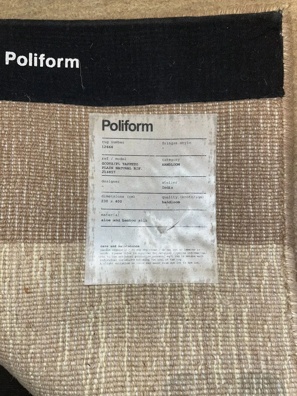 Tappeto Moderno modello Plain a prezzi convenienti