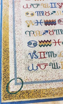 Tappeto quadrato  moderno Zodiaco Sitap in Offerta Outlet