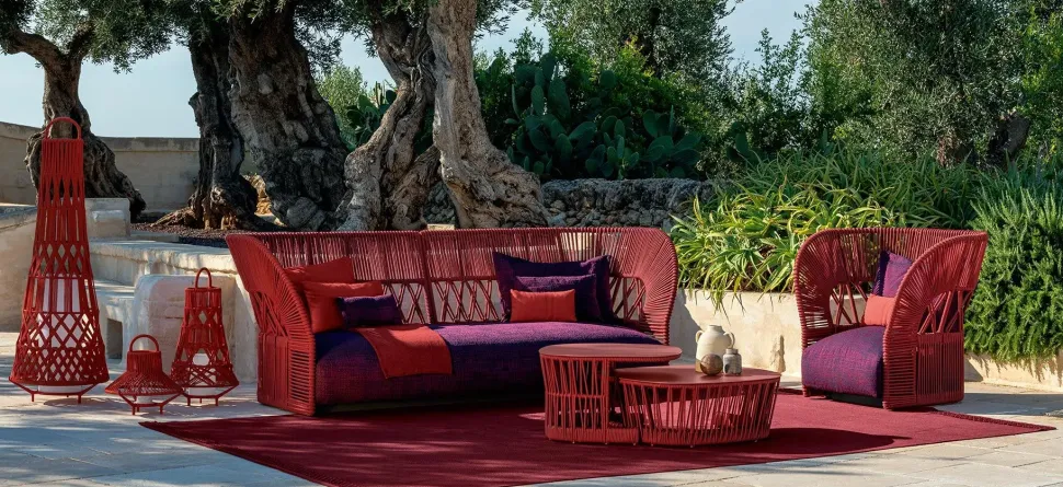 Tappeto rettangolare in stile moderno Quadro fabric carpet Talenti a prezzo Outlet