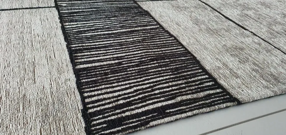 Tappeto rettangolare in stile moderno Klee chenille Adriani e rossi a prezzo Outlet