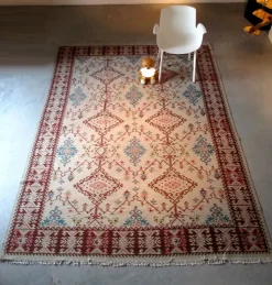 TAPPETO Tappeto orientale  kilim disegno pirot SCONTATO 60%
