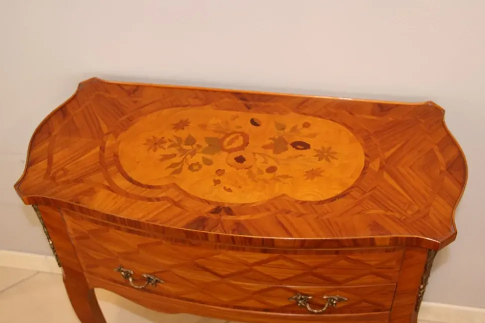 Tavolino classico Tavolino soggiorno rettangolare bois de rose di Collezione esclusiva a prezzo ribassato