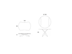 Tavolino Compar modello Paris in OFFERTA OUTLET