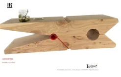 Tavolino design Tavolino la mollettina  di Riva 1920 a prezzo ribassato