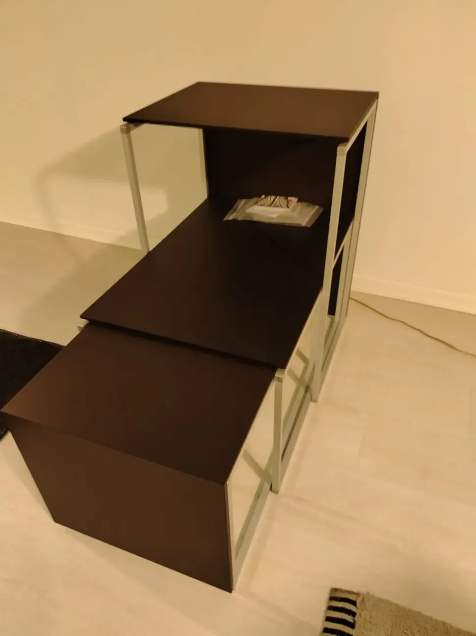 Tavolino design Trittico tavolini mod joseph di Molteni & c a prezzo scontato