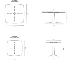 Tavolino Egoitaliano modello Mac big e mac small in OFFERTA OUTLET