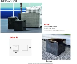 Tavolino Gervasoni modello In out 41 gervasoni in OFFERTA OUTLET