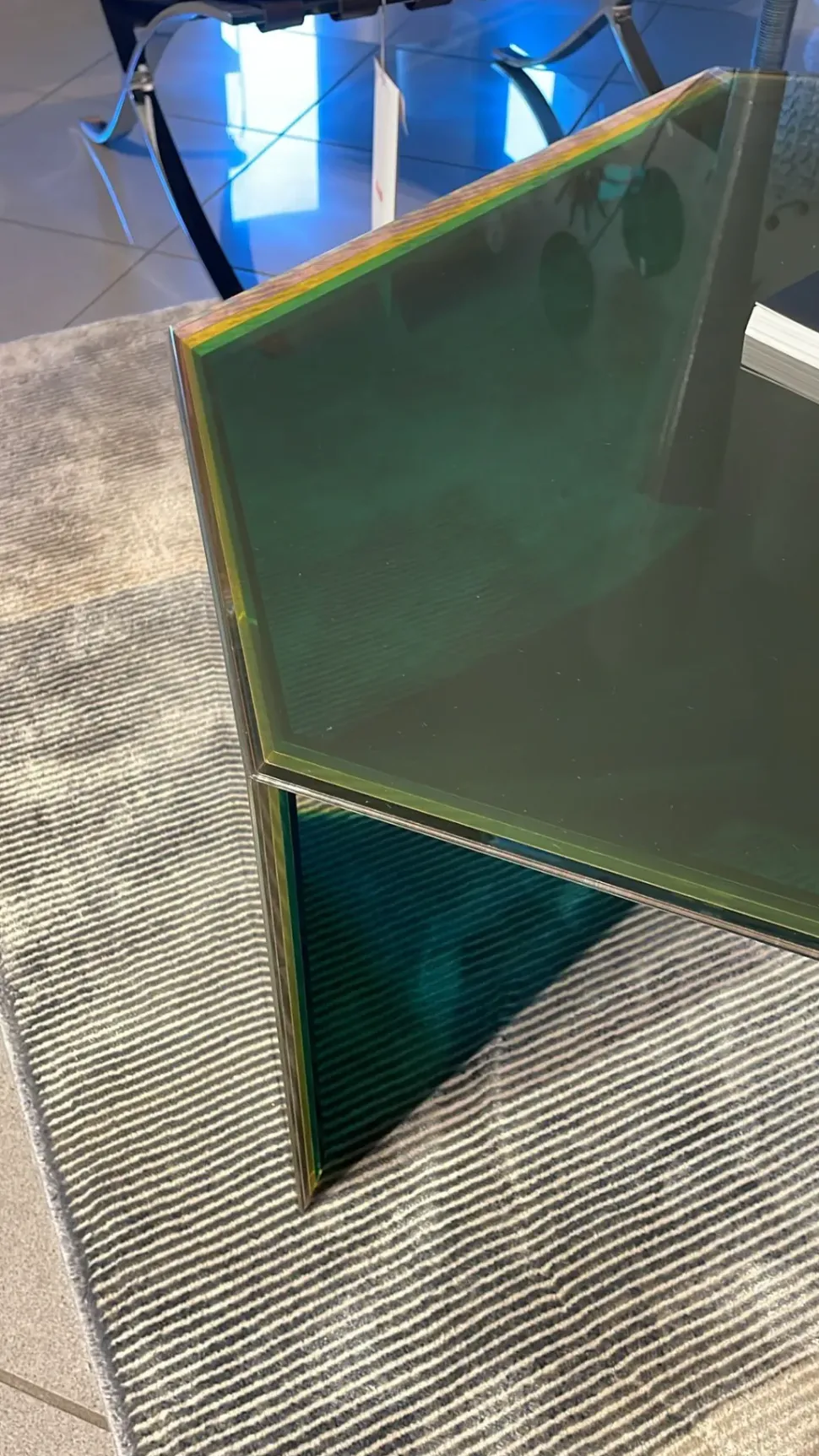 Tavolino Glas italia modello Bisel in OFFERTA OUTLET