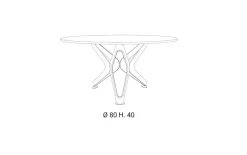 Tavolino in stile design modello Dna s di Ozzio a prezzi imbattibili