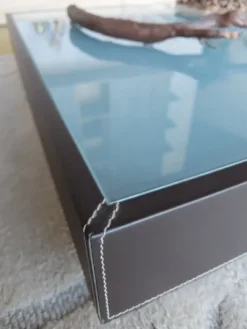 Tavolino in stile Moderno in vetro Artigianale Idea giò