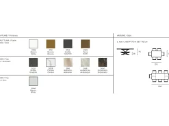 Tavolino in stile moderno modello Dione plus di Target point con sconti imperdibili