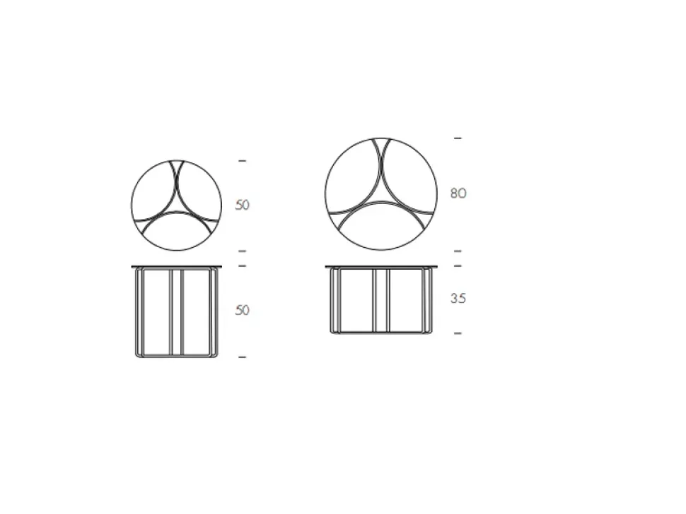 Tavolino Jazz della marca Tonin casa in offerta