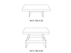 Tavolino Lugano della firma Easyline a prezzi convenienti