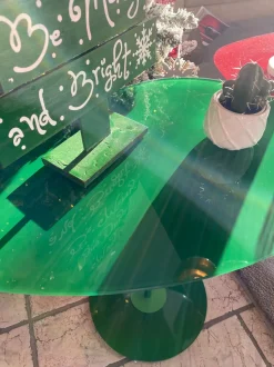 Tavolino Maconi modello Coffee table crystal in OFFERTA OUTLET