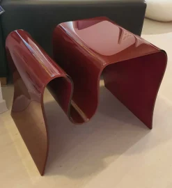 Tavolino modello Cristallo curvo di Primula a prezzo scontato