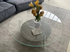 Tavolino modello Flute di Fiam a prezzo ribassato