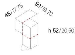 Tavolino modello Formosa di Minotti italia a prezzo ribassato